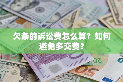 武汉欠条的诉讼费怎么算？如何避免多交费？